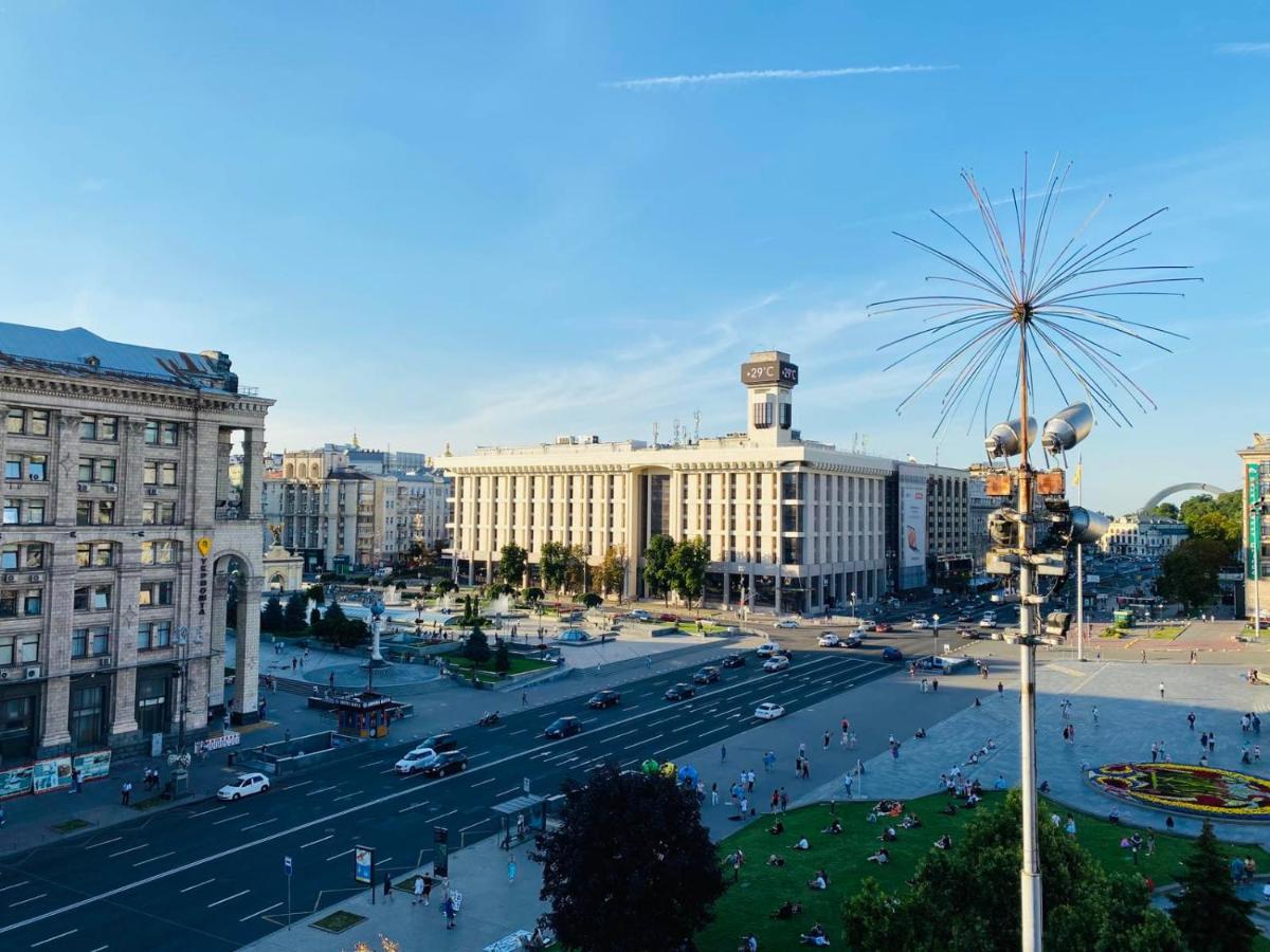 Апартаменты Amazing View Of Independence Square Киев Экстерьер фото